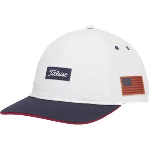 2026 Titleist Stars & Stripes Santa Cruz Seersucker Golf Hat Front