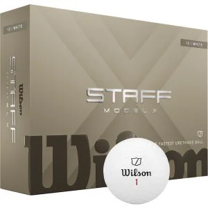 2026 Wilson Staff Model X Golf Balls Dozen Box And Ball
