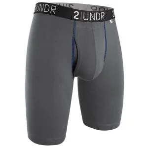 2UNDR Swing Shift 9 Inch Long Leg Boxer Briefs