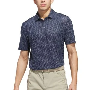 adidas Ultimate365 Mesh Tango Print Climacool Golf Polo Shirt - Big & Tall