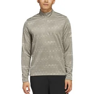 adidas Core Printed Quarter Zip Golf Pullover