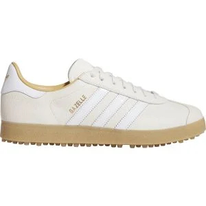 adidas Gazelle Lux Spikeless Golf Shoes Chalk White/Cloud White/Gum3
