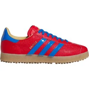 adidas Gazelle Lux Spikeless Golf Shoes Better Scarlet/Bluebird/Gum