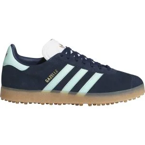adidas Gazelle Spikeless Golf Shoes Night Indigo/Clear Mint/Cloud White Lateral Side View