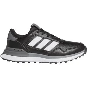 adidas Junior S2G 26 Spikeless Golf Shoes Core Black/Cloud White/Grey Four