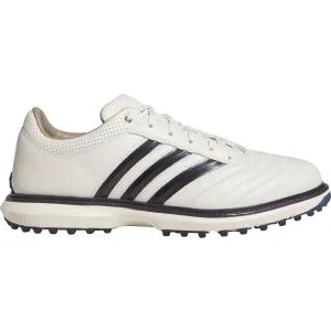 adidas MC70 FB Spikeless Golf Shoes Off White/Collegiate Navy/Better Scarlet Lateral Side