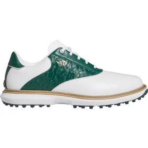 adidas MC70 Spikeless Golf Shoes Cloud White/Collegiate Green/Off White Lateral Side View