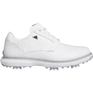 adidas MC70 SPK Golf Shoes Cloud White/Silver Metallic/Halo Silver Lateral Side View
