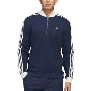 adidas Originals 3-Stripes 1/4 Zip Golf Sweatshirt