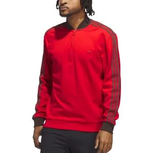 adidas Originals 3-Stripes Quarter Zip Golf Sweatshirt