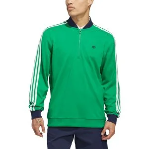 adidas Originals 3-Stripes Quarter Zip Golf Sweatshirt