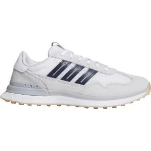 adidas S2G 26 Vent Spikeless Golf Shoes Dash Grey/Collegiate Navy/Cloud White Lateral Side