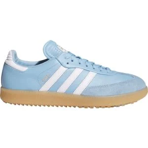 adidas Samba Spikeless Golf Shoes Clear Blue/Cloud White/Gum3 Lateral Side