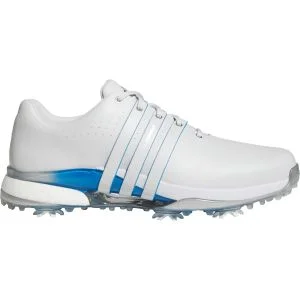 adidas Tour360 24 Golf Shoes - Dash Grey/Silver Metallic/Lucid Ray Blue