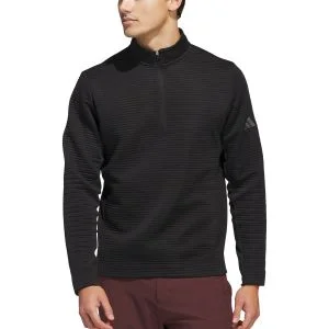 adidas Ultimate365 DWR Textured Quarter-Zip Golf Pullover - ON SALE