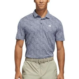 adidas Ultimate365 Feather Print Golf Polo Shirt