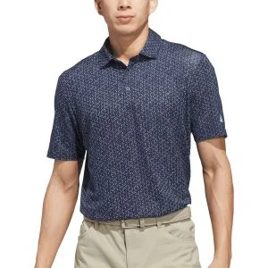 adidas Ultimate365 Mesh Tango Print Climacool Golf Polo Shirt