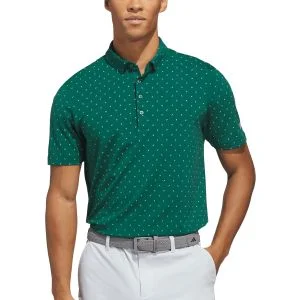 adidas Ultimate365+ Micro Print Golf Polo Shirt