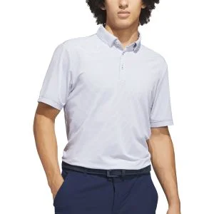 adidas Ultimate365+ Pencil Stripe Climacool Golf Polo Shirt
