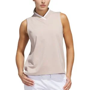 adidas Womens Go-To Sleeveless Golf Polo Shirt - ON SALE