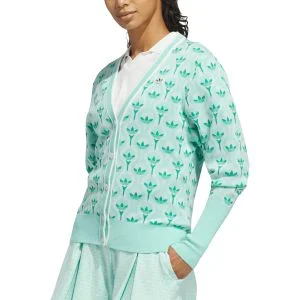 adidas Womens Originals All Over Golf Cardigan