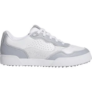 adidas Womens Retrocross 25 Spikeless Golf Shoes - Cloud White/Halo Silver/Dash Grey