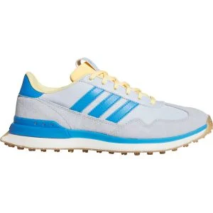 adidas Womens S2G 26 Tex Spikeless Golf Shoes Crystal Sky/Lucid Ray Blue/Ice Tangerine