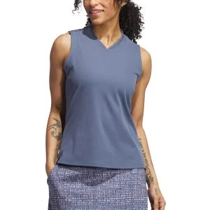 adidas Women's Ultimate365 Sleeveless Golf Polo Shirt