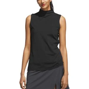 adidas Women's Ultimate365 Sleeveless Mock Neck Golf Top