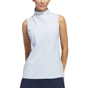 adidas Womens Ultimate365 Sleeveless Mock Neck Golf Top