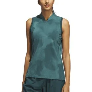 adidas Women's Ultimate365 Tour Sleeveless Golf Polo Shirt