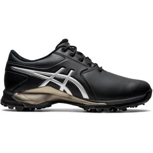 ASICS GEL ACE-PRO M Golf Shoes Black/Pure Silver Lateral Side View