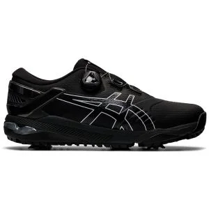 ASICS GEL-COURSE DUO BOA Golf Shoes Black/Black Lateral Side