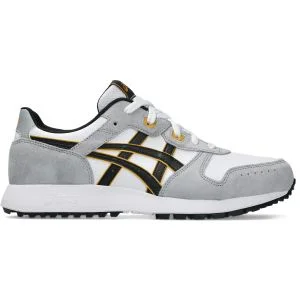 ASICS LYTE CLASSIC Golf Shoes Piedmont Grey/Black Lateral Side View