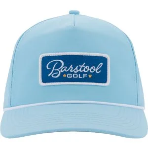 Barstool Patch Logo Snapback Rope Golf Hat - Blue