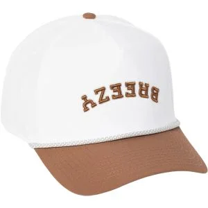 breezy Flipped Breezy Rope Golf Hat Caramel