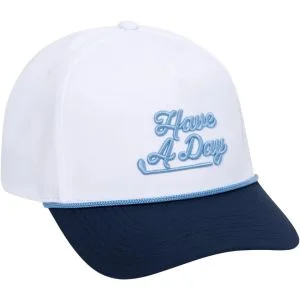 breezy Have A Day Blue Contrast Bill Rope Golf Hat