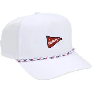 breezy Flag White Rope Golf Hat