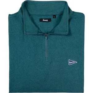 breezy The Gimmie Quarter-Zip Golf Pullover Forest