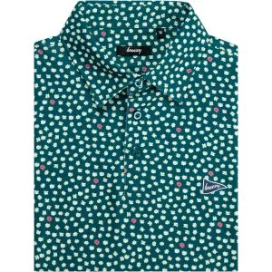 breezy The Magnolias 3.0 Golf Polo Green