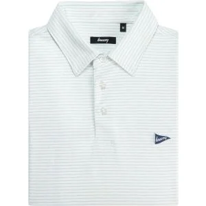 breezy Pebbled Stripes Golf Polo
