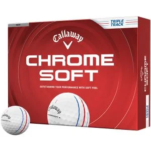 2026 Callaway Chrome Soft Triple Track Golf Balls Dozen Box And Balls