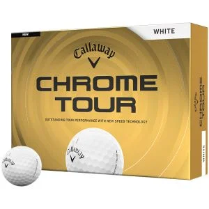 2026 Callaway Chrome Tour Golf Balls Dozen Box And Ball