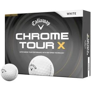 2026 Callaway Chrome Tour X Golf Balls Dozen Box And Ball