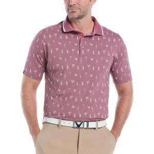 Callaway Geo Cocktail Print Golf Polo