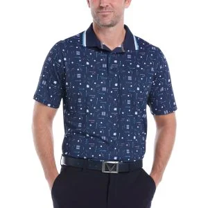 Callaway Golf Collection Print Golf Polo