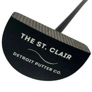 Detroit Putter Co. St. Clair Center Shaft Black Putter