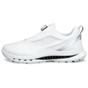ECCO BIOM H4 Golf Shoes White/Concrete - Carl's Golfland