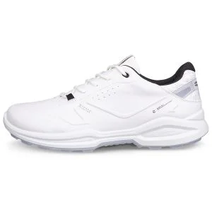 ECCO Biom H6 Golf Shoes White/Concrete Lateral Side