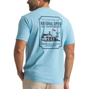 FootJoy 2026 U.S. Open Clubhouse Golf T-Shirt - Light Blue